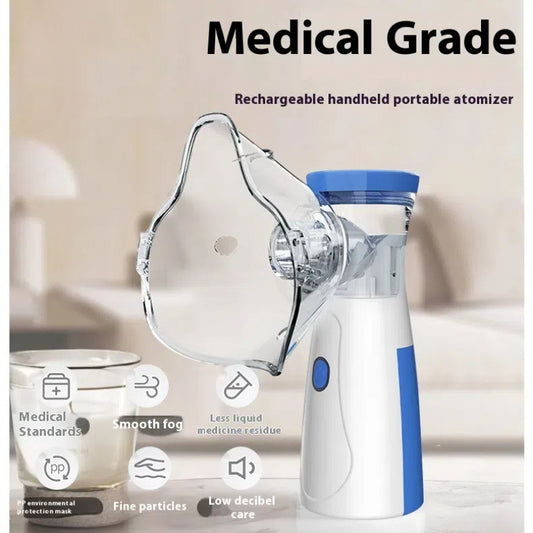 Portable & Rechargeable Mesh Nebulizer for Kids and Adults | Effective Respiratory Solution | Asthma | Allergies